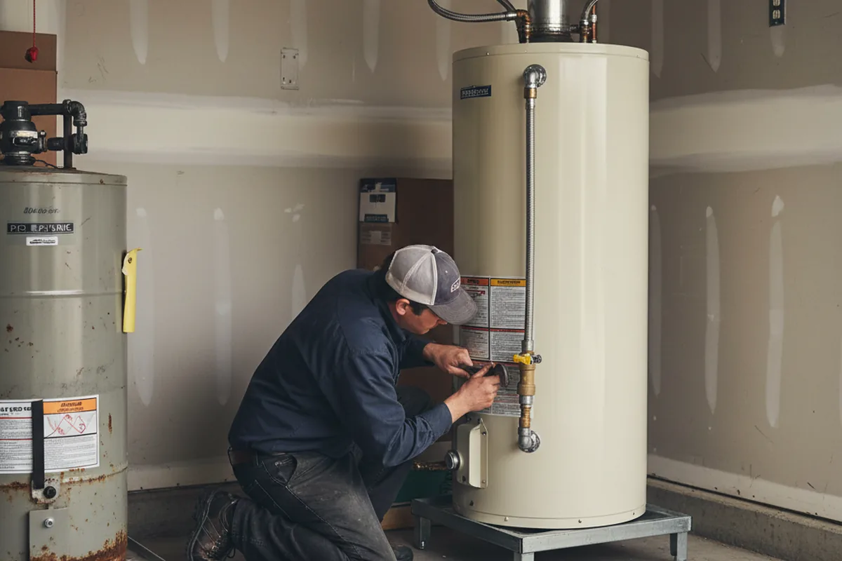 Water heater and shutoff valve replacement in Prior Lake